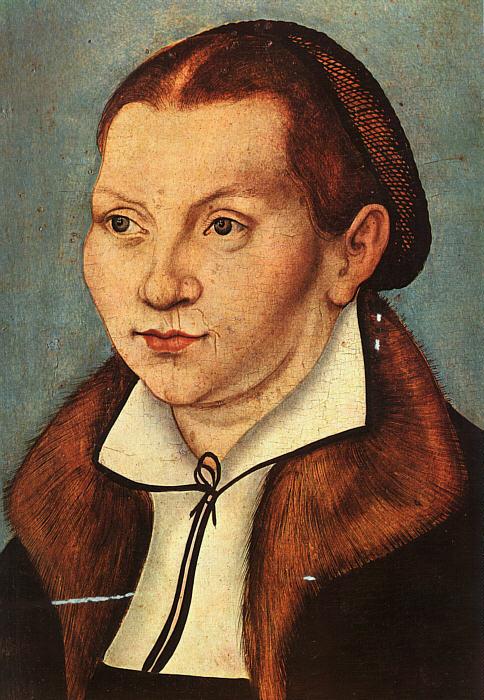 Lucas  Cranach Portrait of Katharina von Boyra oil painting image